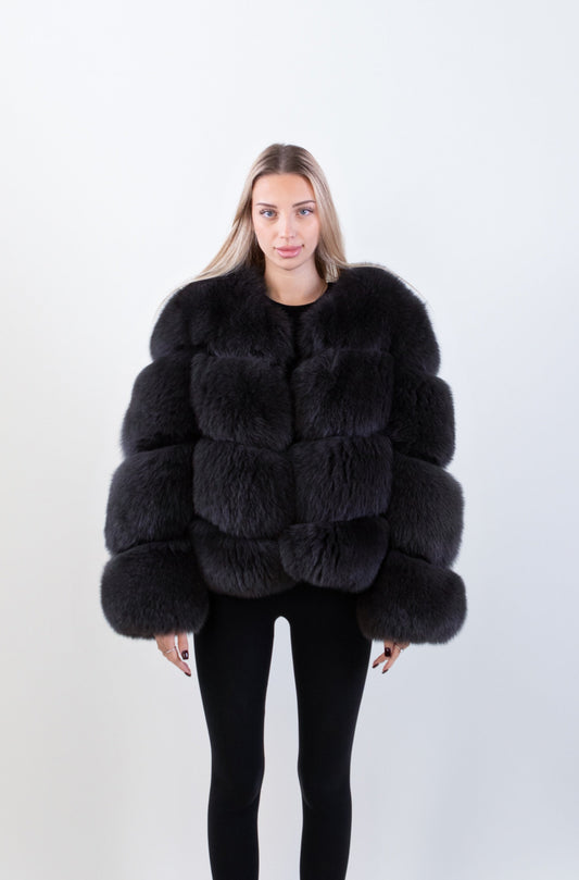 Шуба из лисьего меха Victory