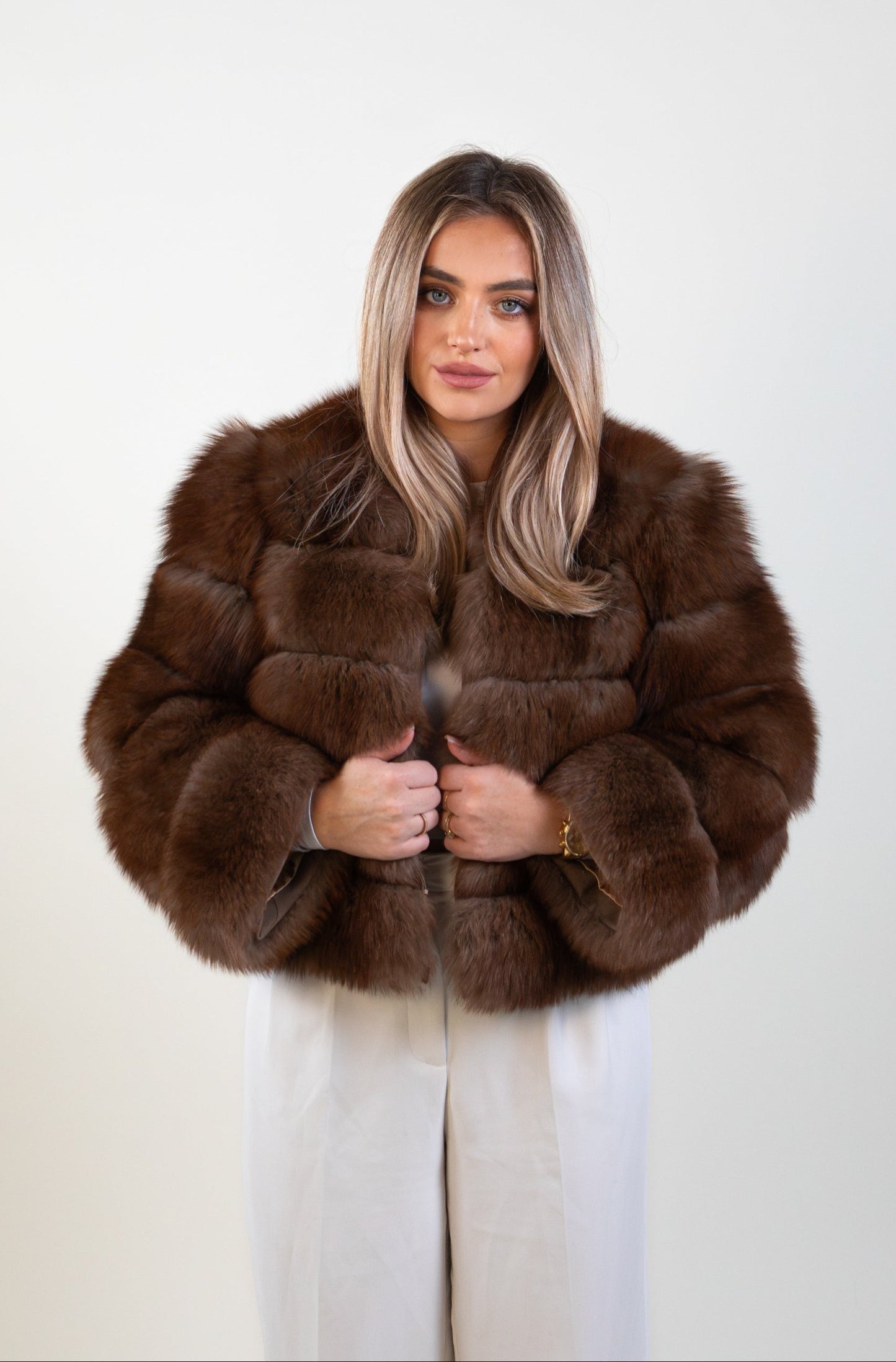 SKLADEM Kožich 2v1 Fox, Sobolí Hnědá, Vel. M